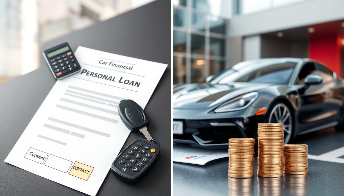 personal loan or finance car